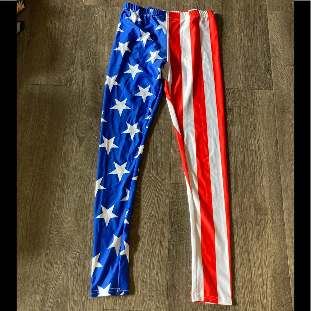 American Flag leggings